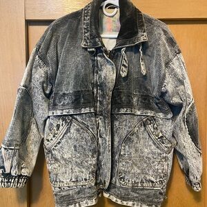 Vintage Gitano frosted Jean Jacket oversized size small